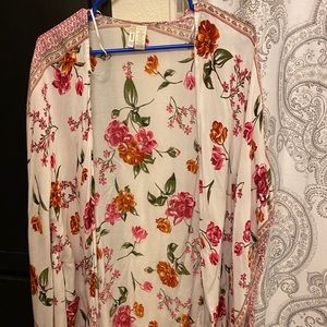 Floral cardigan